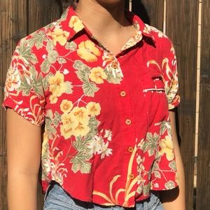 Forever 21 Hawaiian crop top